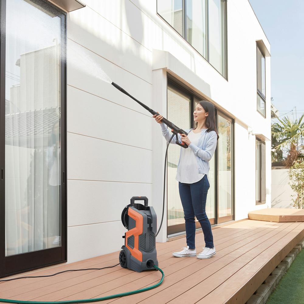 アイリスオーヤマ 高圧洗浄機 オレンジ 290×331×640mm FBN-702-D 水圧