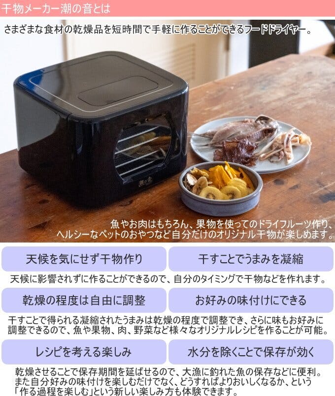 潮の音 干物メーカー (しおのね) HSN-1 フードドライヤー ドライ