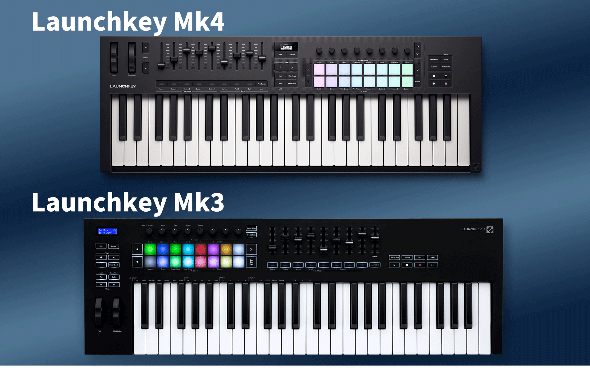 Novation Launchkey MK4 シリーズ | 鍵盤が弾けなくても制作できる機能