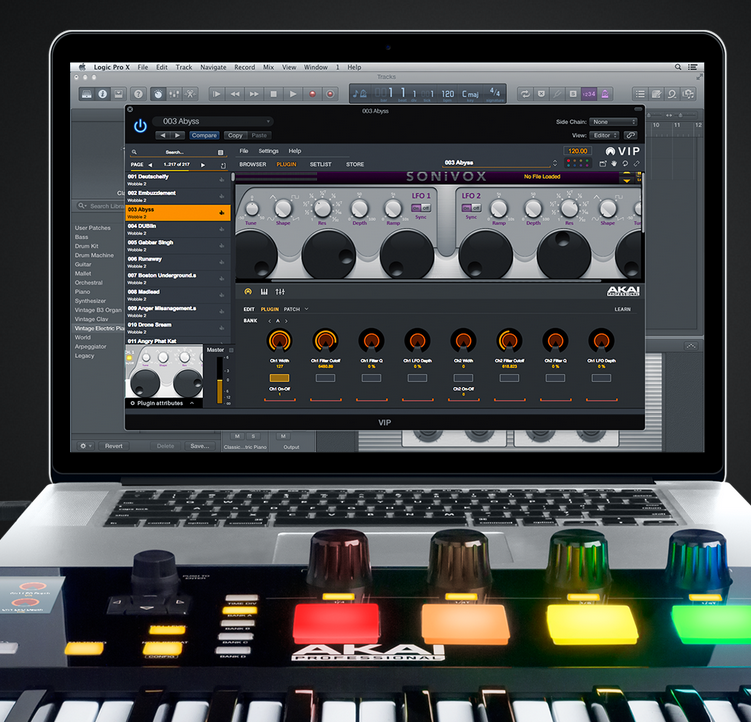 USB MIDI キーボード・コントローラー AKAI 「Advance Keyboard Series