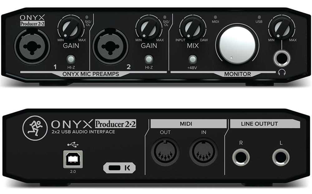 Mackie Onyx USBインターフェース登場！クラス最大ヘッドルームと超低