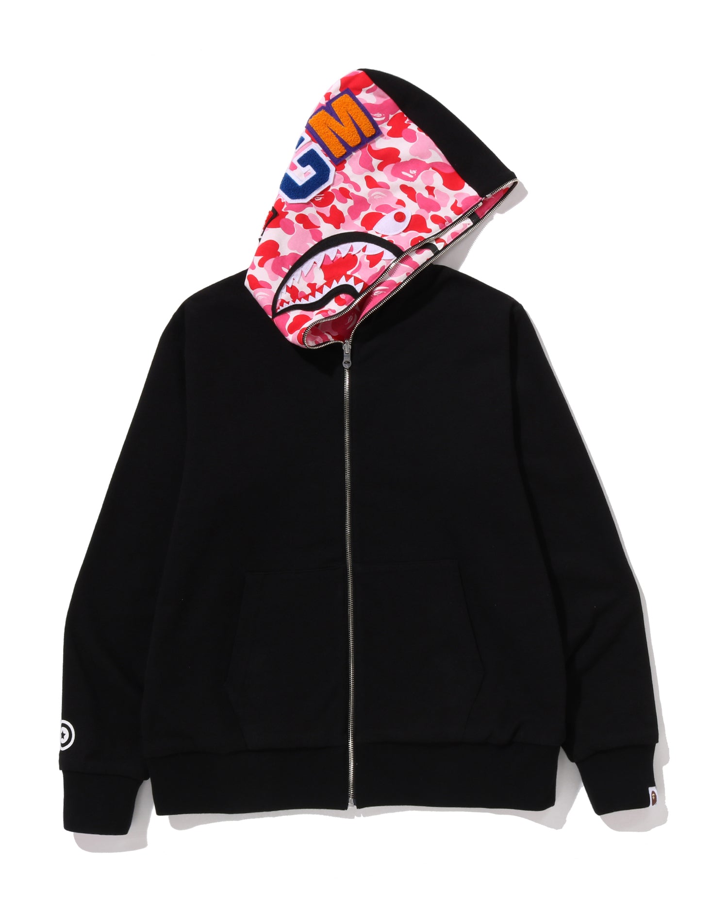 A BATHING APE® Abc Camo Reversible Shark Full Zip Hoodie | Bape