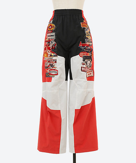 A．I． PATCHES EMBRIDERY TRACK PANTS