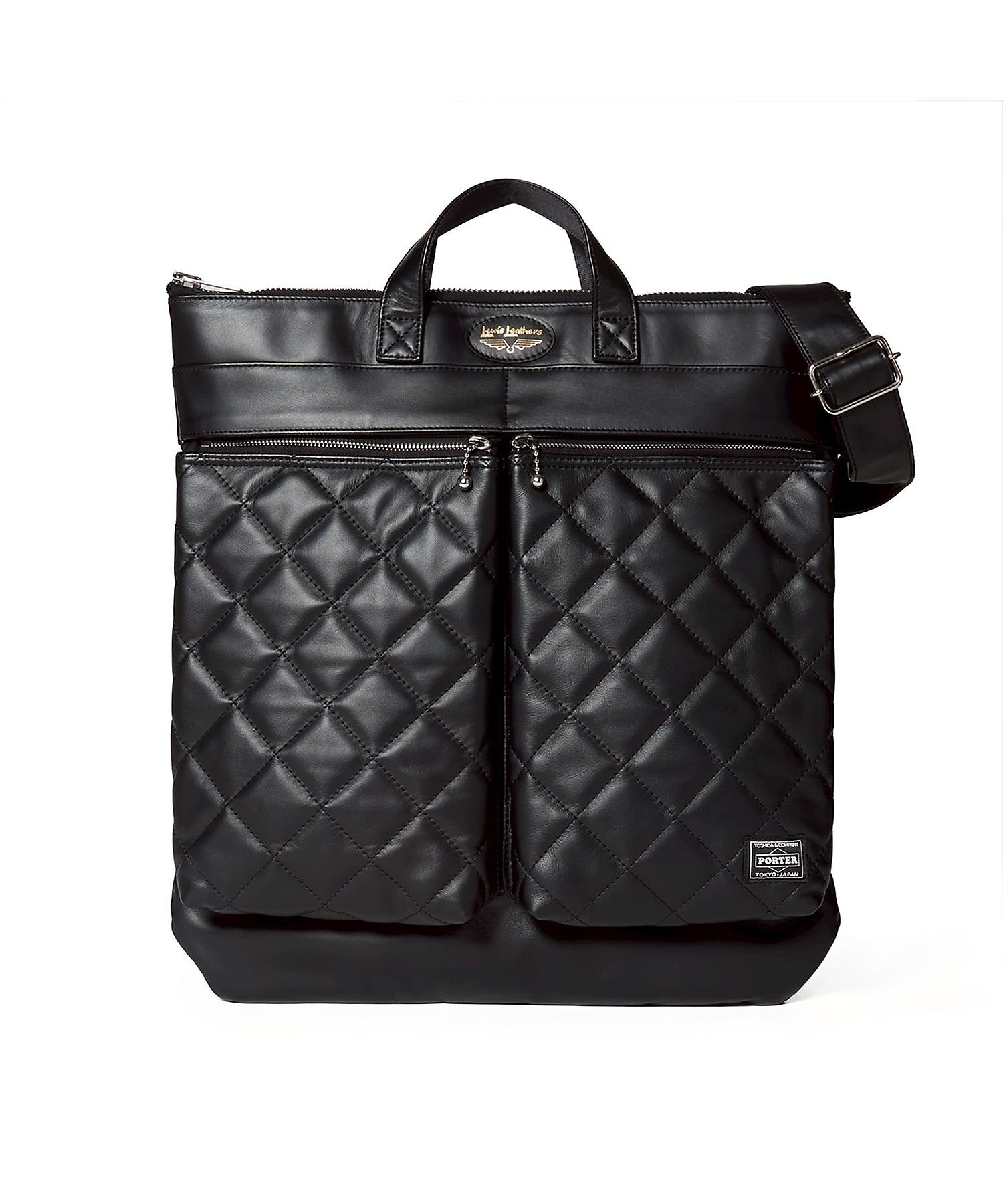 Lewis Leathers × PORTER HELMETBAG