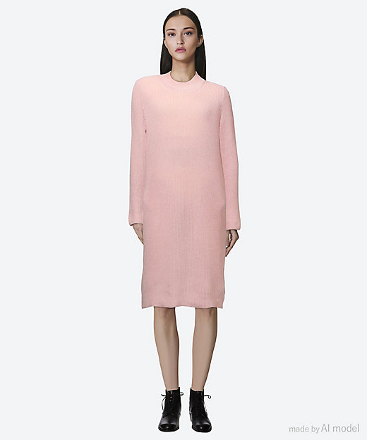 ワンピース Washi Paper Wool Knit Dress