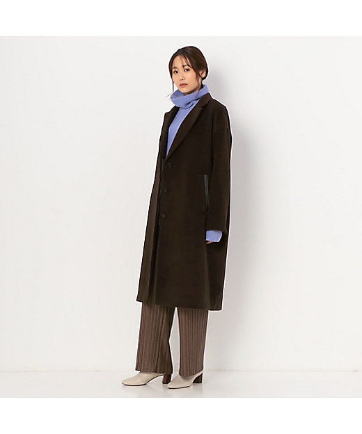 アンゴラウール チェスターコート（0115WA06） | COMME CA