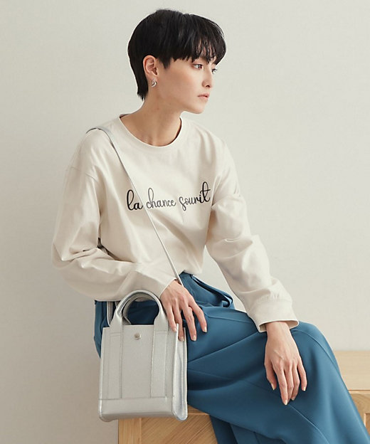 軽量／長さ調整可能】スクエアミニショルダーバッグ