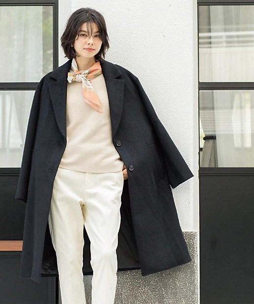 カシミヤブレンドウールチェスターコート（2002542078