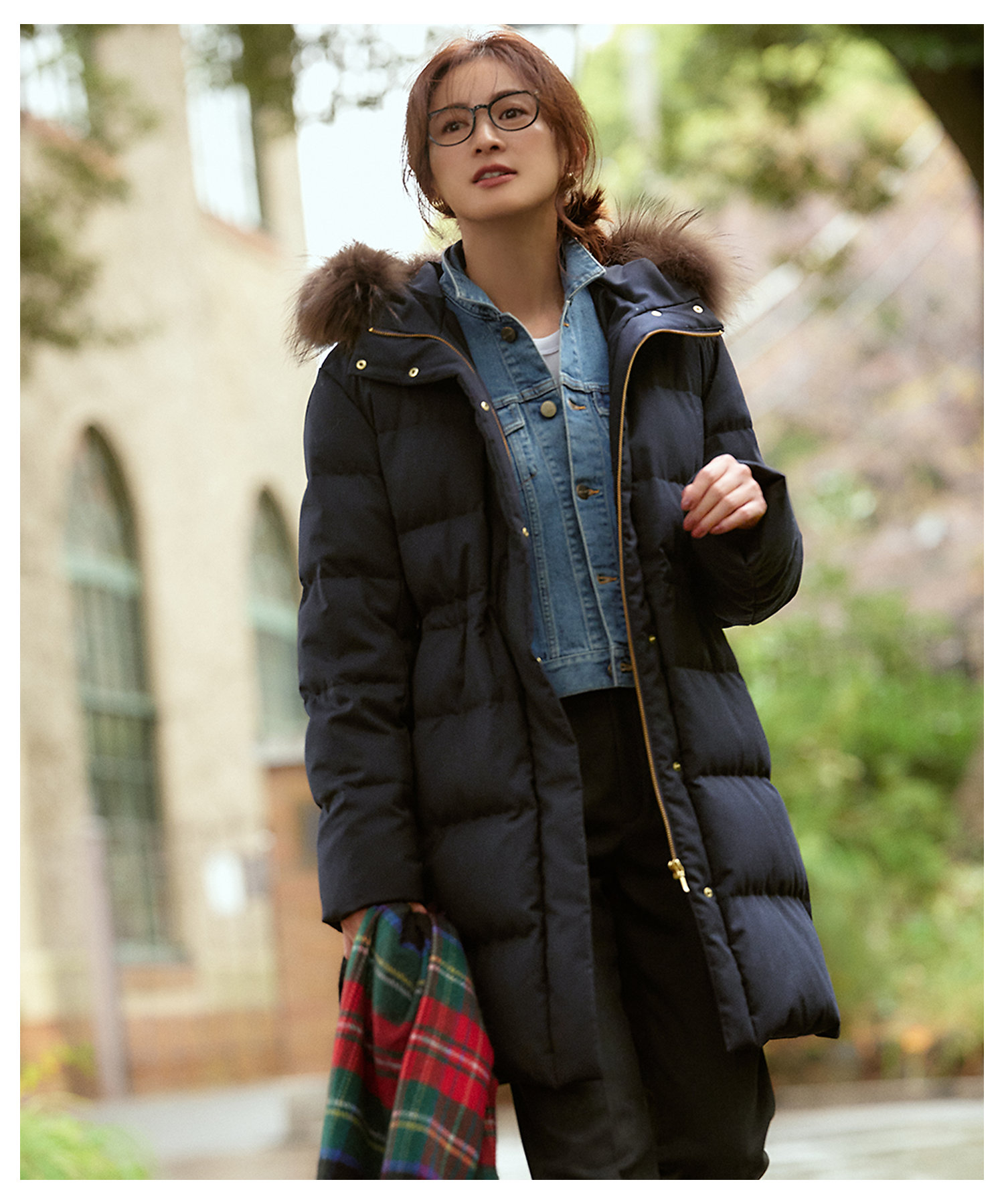 滝沢眞規子さん着用】リュクス ダウンコート（CMWOSW0513