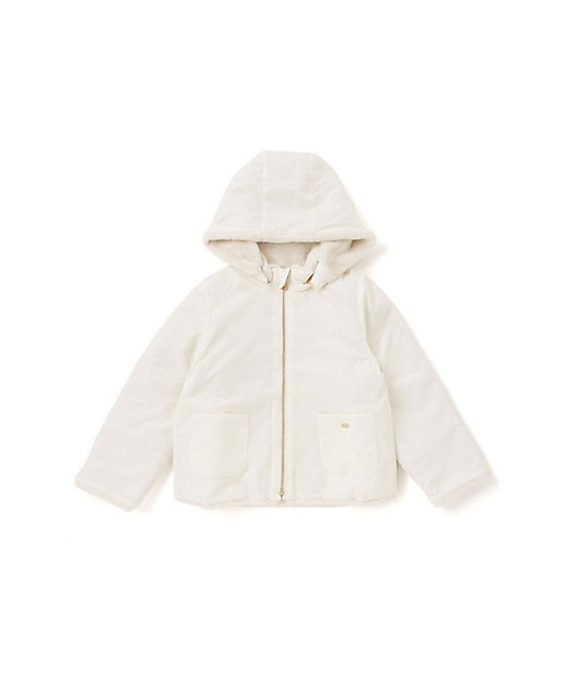 タフタ×ファーリバーシブル2wayコート 1724ー77536