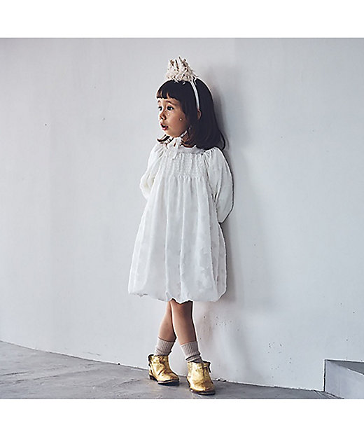 ドレス pompadour dress 4 leaf white