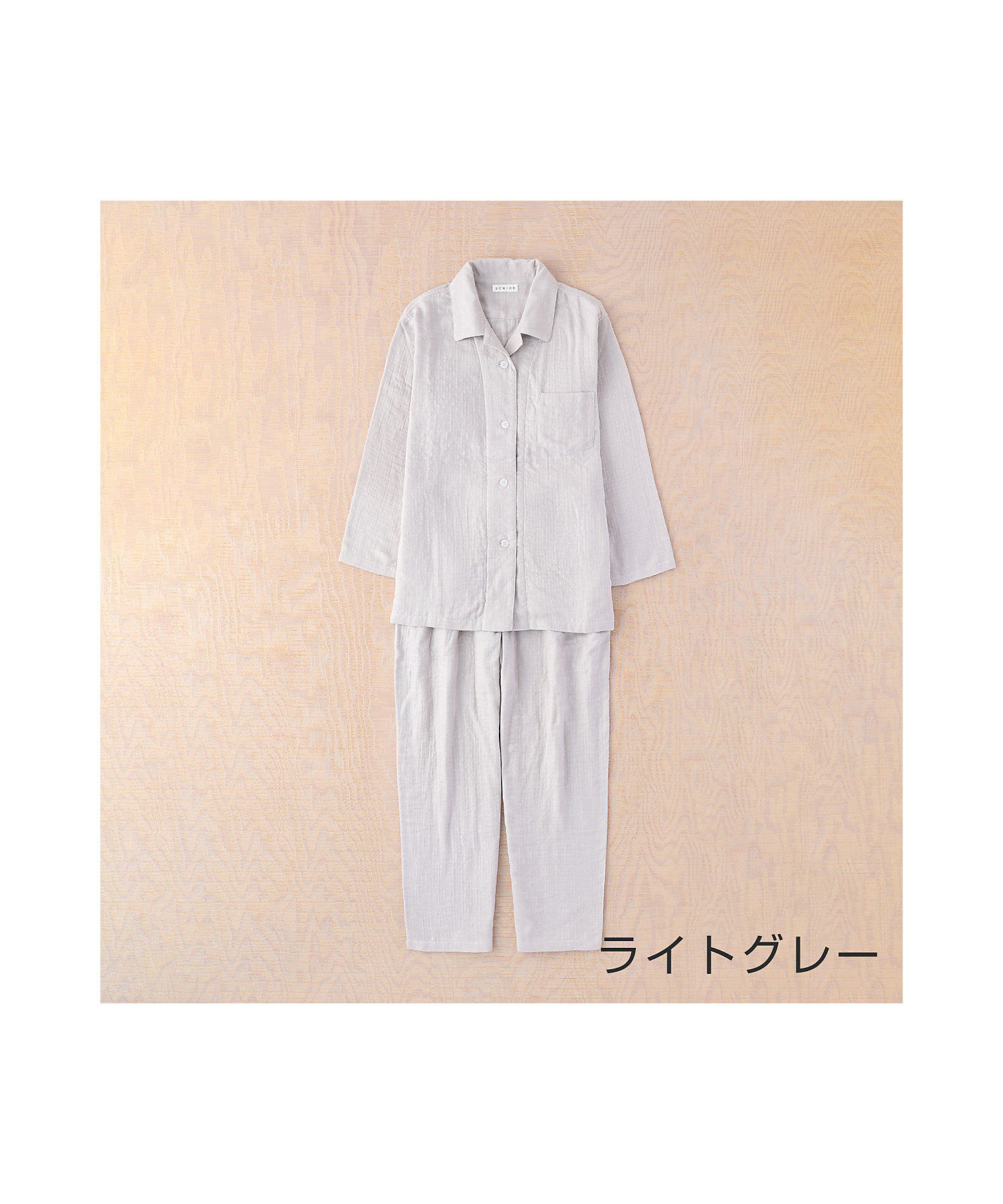 mangoマシュマロガーゼペアパジャマ セット☆伊勢丹包装未使用送料込み