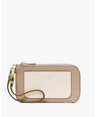 アヴァ カラーブロックド コイン カード ケース リスレット | KATE