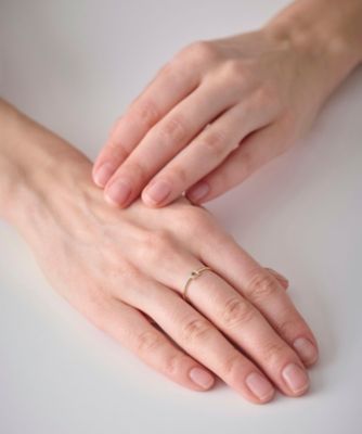 K10YG ダイヤモンド ホースシュー リング | ete bijoux (Women