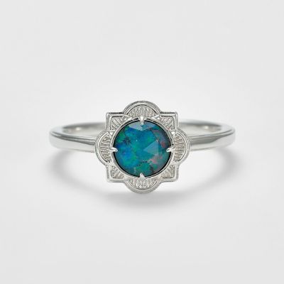 シルバーモザイクオパール／クオーツリング | agete/アガット | 三越