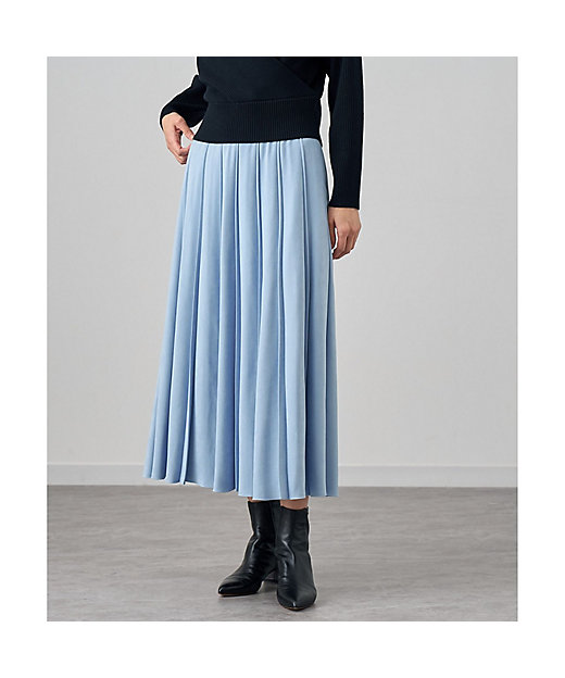 フェイクスエードプリーツスカート | ANAYI/アナイ | 三越伊勢丹