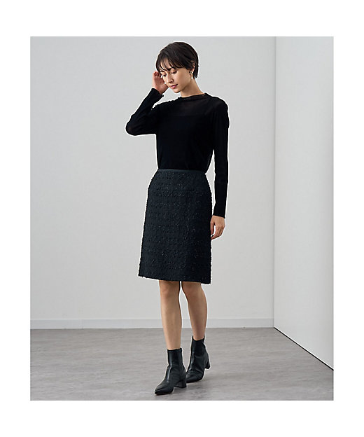 セットアップ対応商品】ミックスヤーンツイードミニ スカート | ANAYI