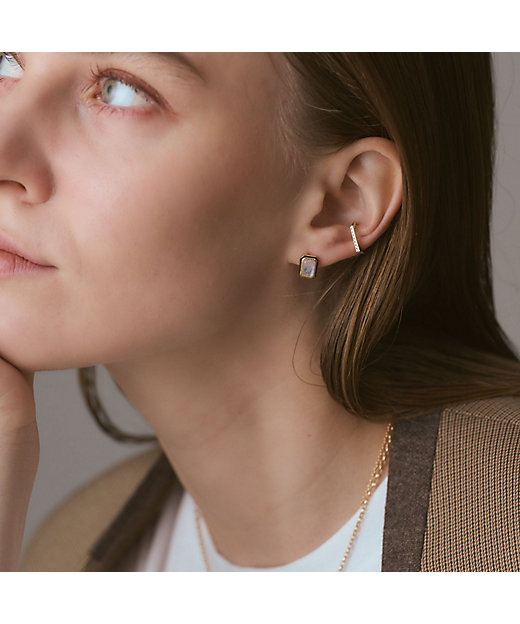 ゴールドラブラドライトピアス | agete/アガット | 三越伊勢丹