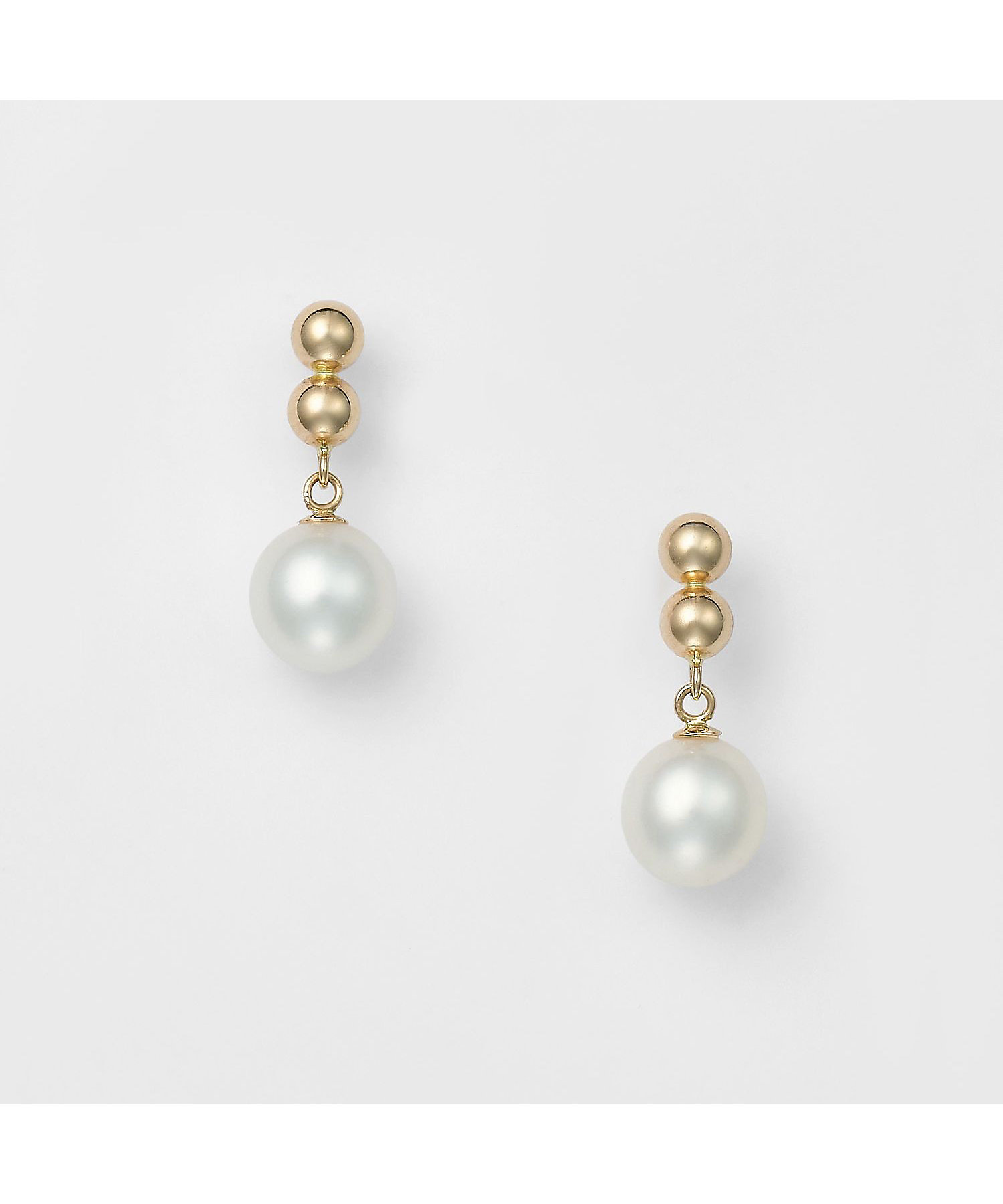 K10淡水パールピアス | agete/アガット | 三越伊勢丹オンライン