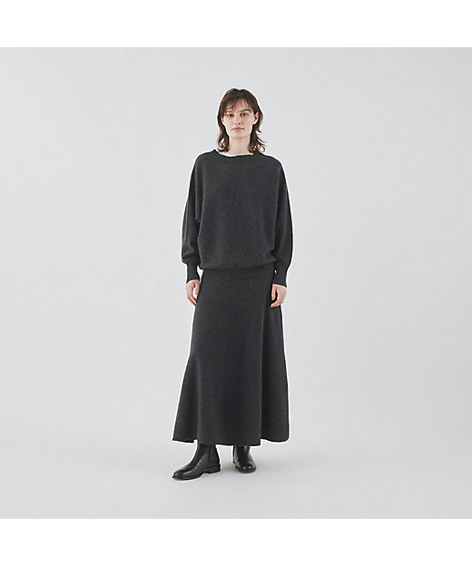 ラムズウール フレアマキシスカート | GALERIE VIE (Women)/ギャルリー