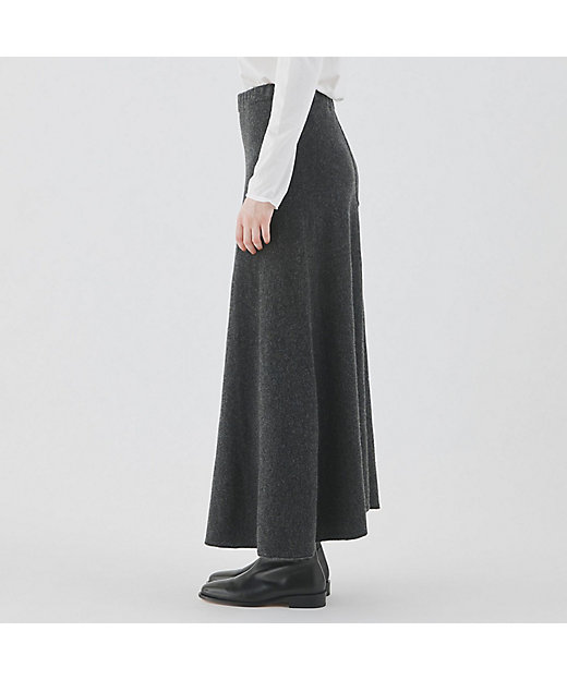 ラムズウール フレアマキシスカート | GALERIE VIE (Women)/ギャルリー