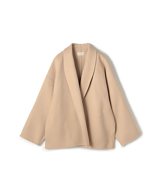 ダブルフェイスメルトンビーバー ショートコート | maison