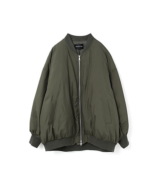 mizuiro ind ワイドジップダウンブルゾン | mizuiro ind