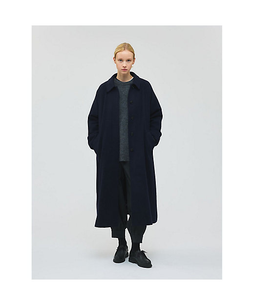 mizuiro ind ウール混バルマカーンコート | mizuiro ind