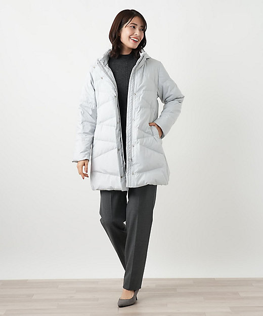 クロスステッチダウンコート | Leilian (Women)/レリアン | 三越伊勢丹