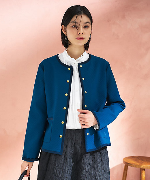 襟取り外し可 ステンカラージャケット | CARA O CRUZ (Women)/キャラ