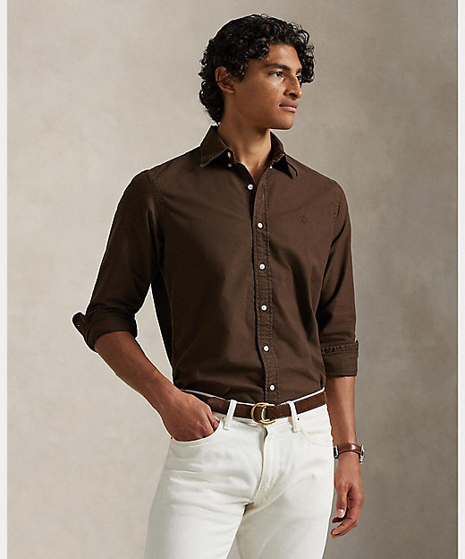 クラシック フィット ガーメントダイド オックスフォード シャツ