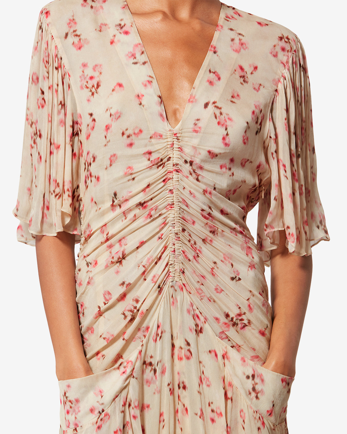 VIVIENNE DRESS Woman beige | ISABEL MARANT Official online store