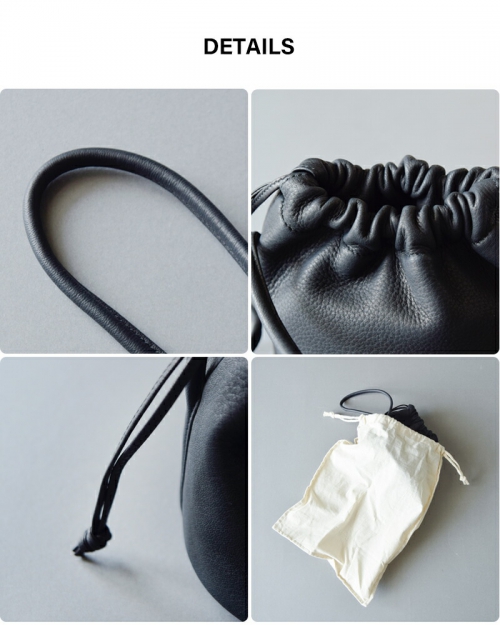 Aeta アエタ ディアレザー ハンド ポーチ ミニ ショルダー バッグ