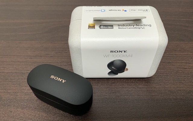 SONY 完全ワイヤレスイヤホンWF-1000XM4開封レビューと付属品を紹介
