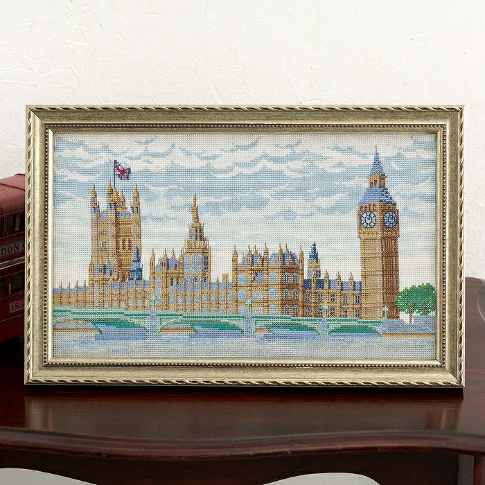 クロスステッチフレーム＜イギリス～ウェストミンスター宮殿