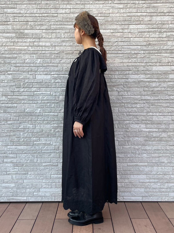 立川店/EC限定】リネンボレロ付キャミワンピース（オフホワイト