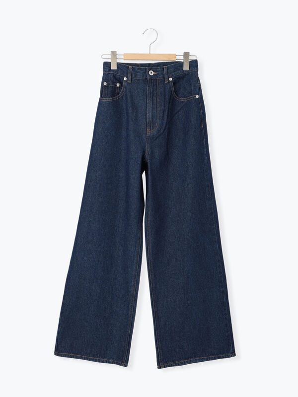 セール】 ストレートデニムパンツ（ブルー/ネイビー/ボトムス/パンツ