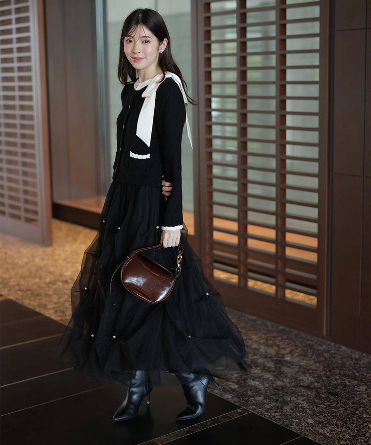 パールタッキングチュールスカート | スカート | Rirandture（リランド