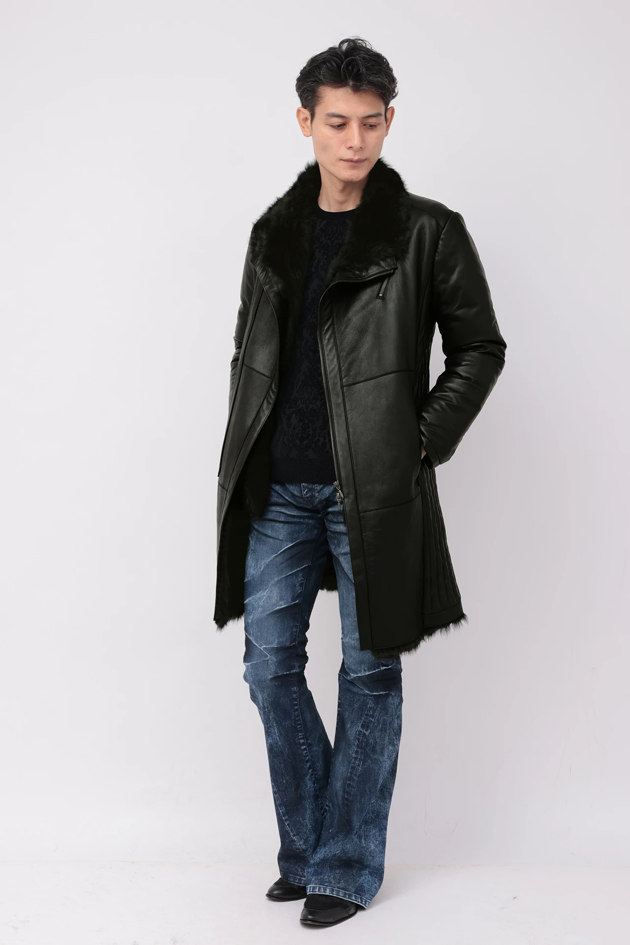 TORNADO MART∴トスカーナムートンコンビダウンコート / TORNADO MART