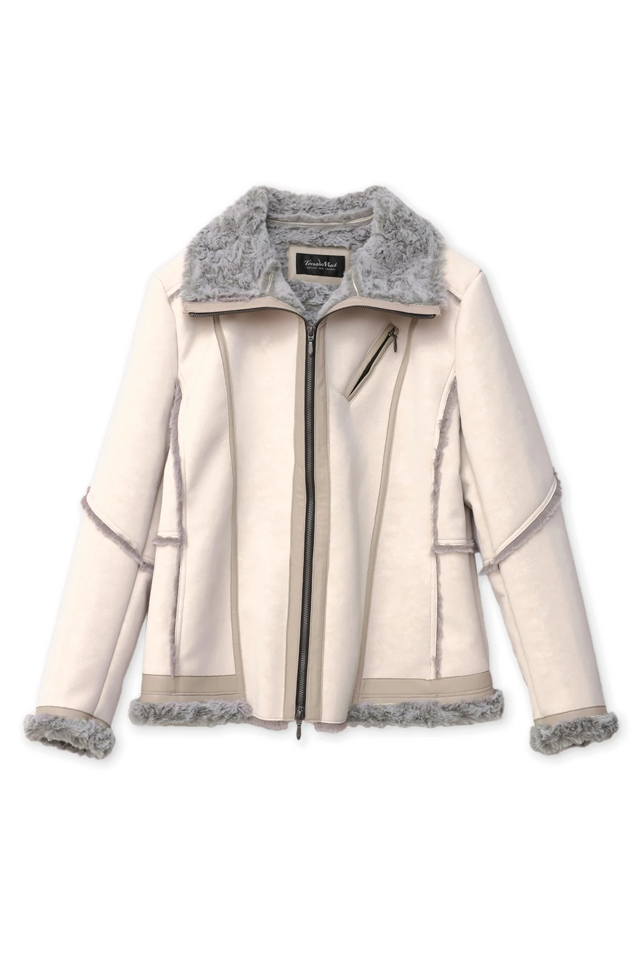 TORNADO MART∴マイクロファーボンディングブルゾン / TORNADO MART