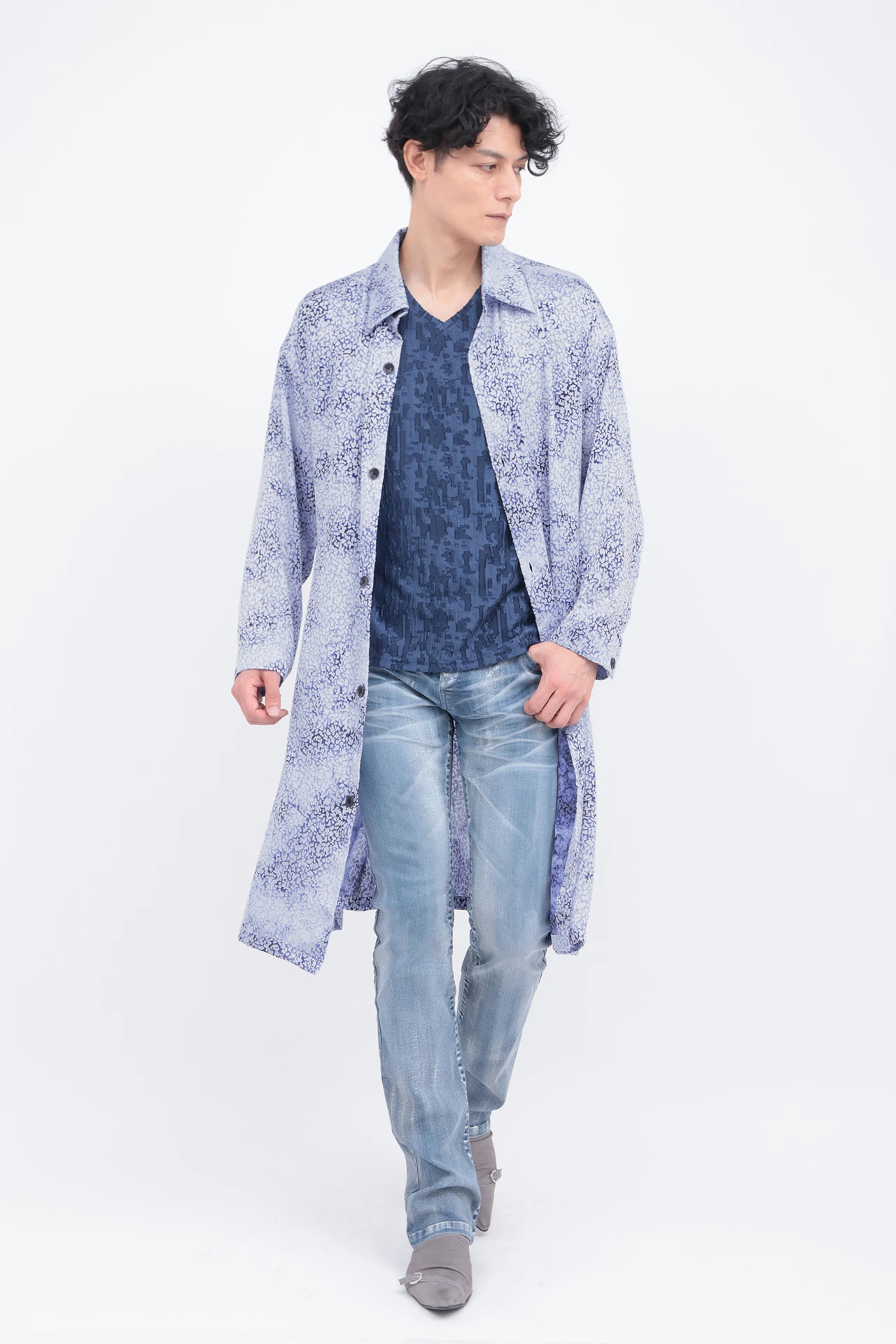 TORNADO MART∴レオパードオパールオーシャンロングカーデ / TORNADO