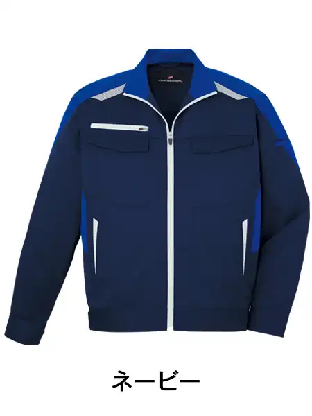 JICHODO】 87400 抗ウイルス加工長袖ジャンパー [春夏]※SLIM FIT※通販