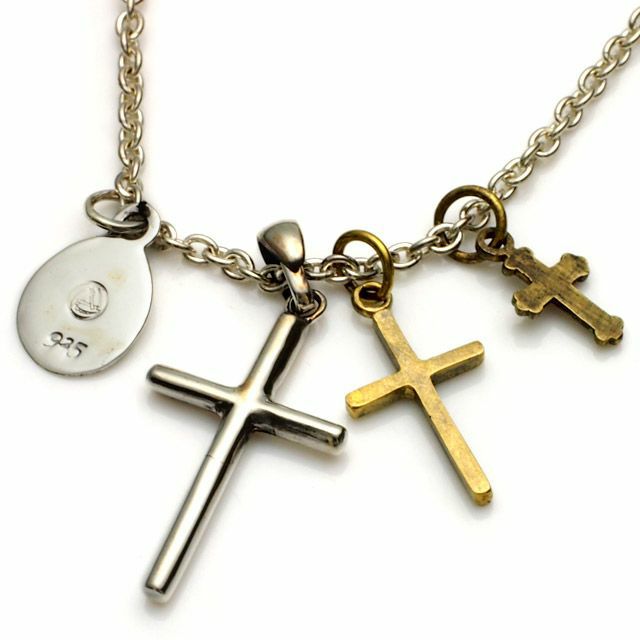 アンプジャパン amp japan Small Cross with Brass Crosses スモール