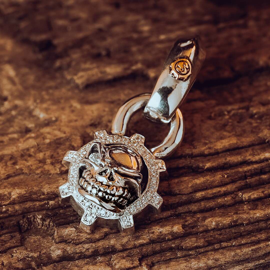 スターリンギア K18タイニースカル/ダイヤアイ/ラージプレーンリンク