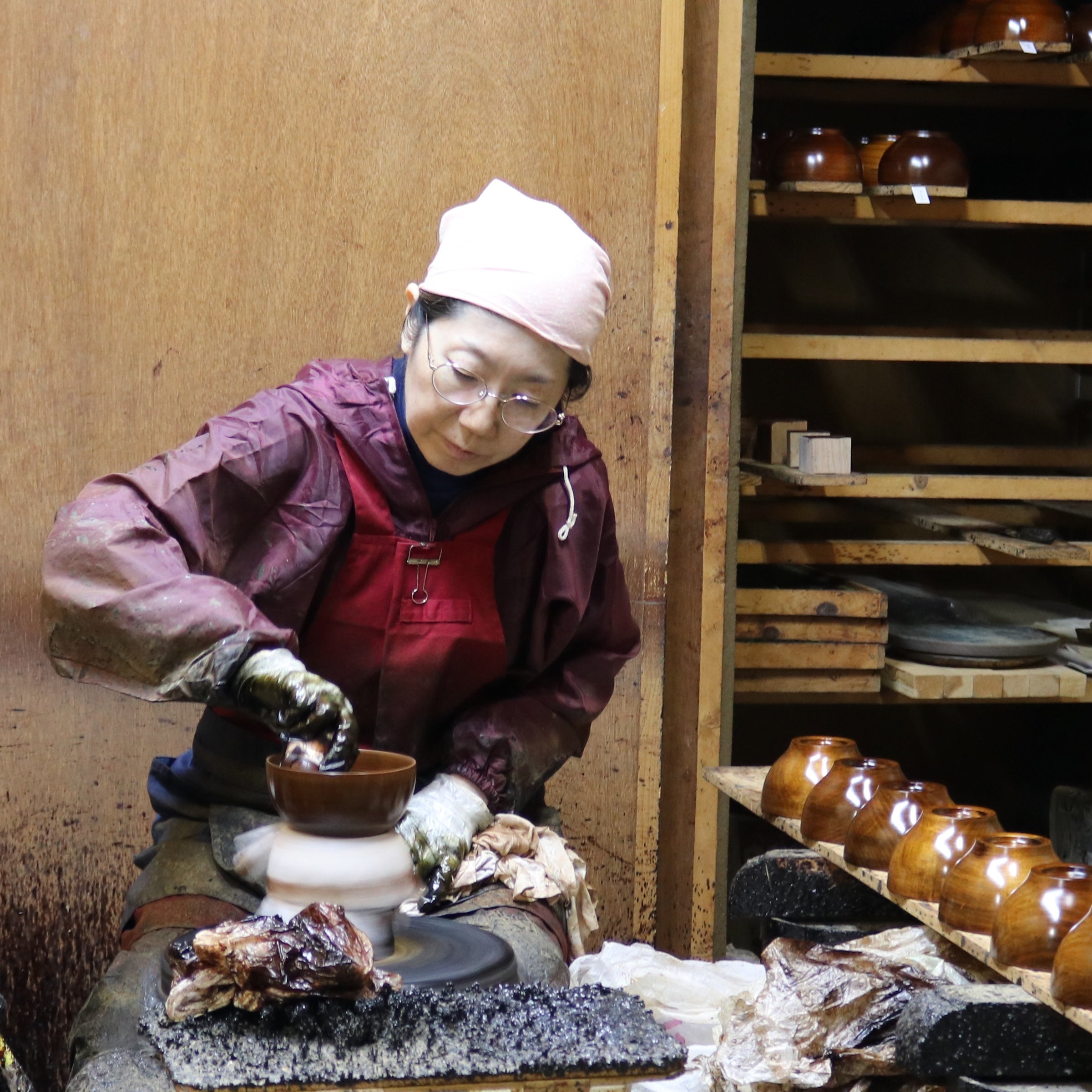 お椀 | めいぼく椀 中 | さくら | 薗部産業