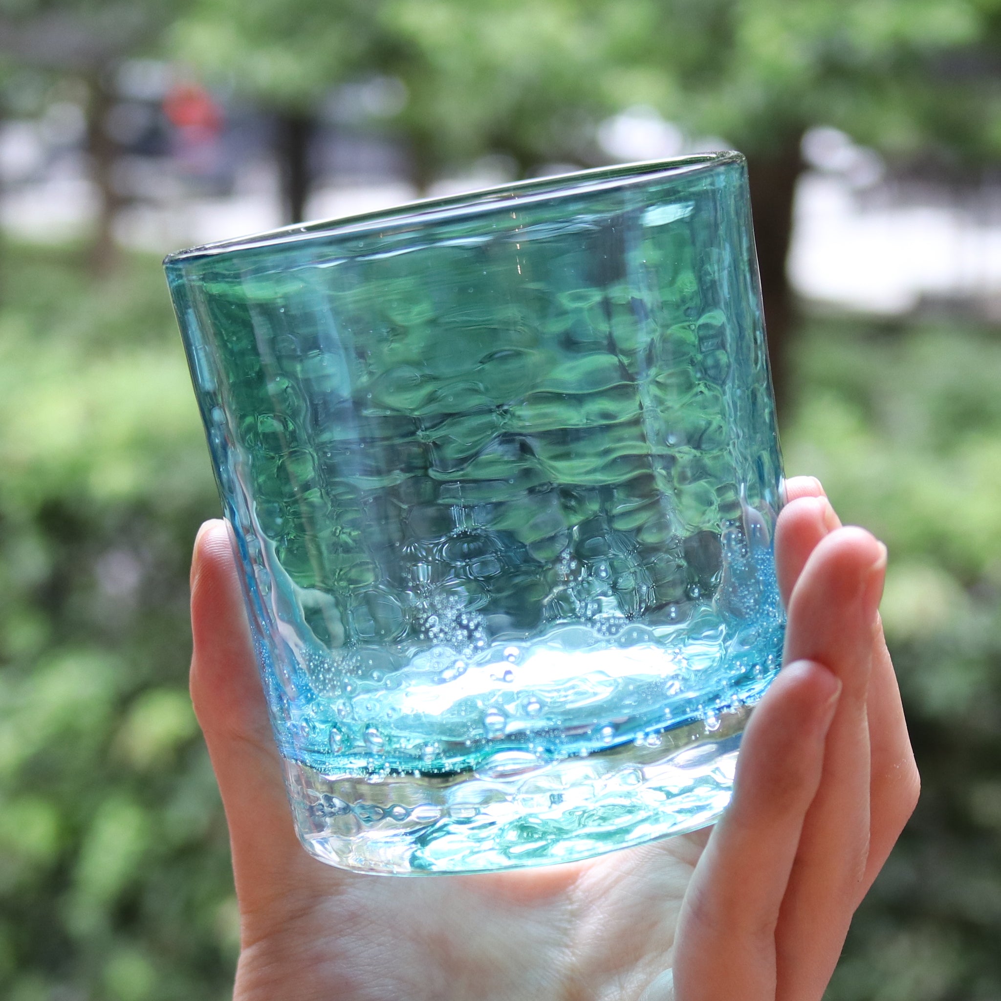 琉球ガラス | オーシャンロックグラス | グリーン