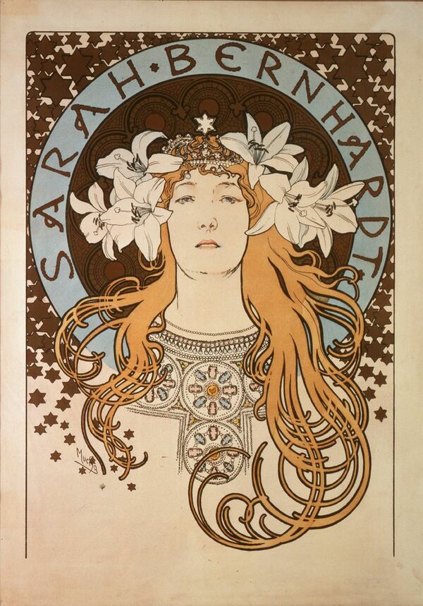 伝説の国際的女優サラ・ベルナールら、女性が輝き、才能を開花させた