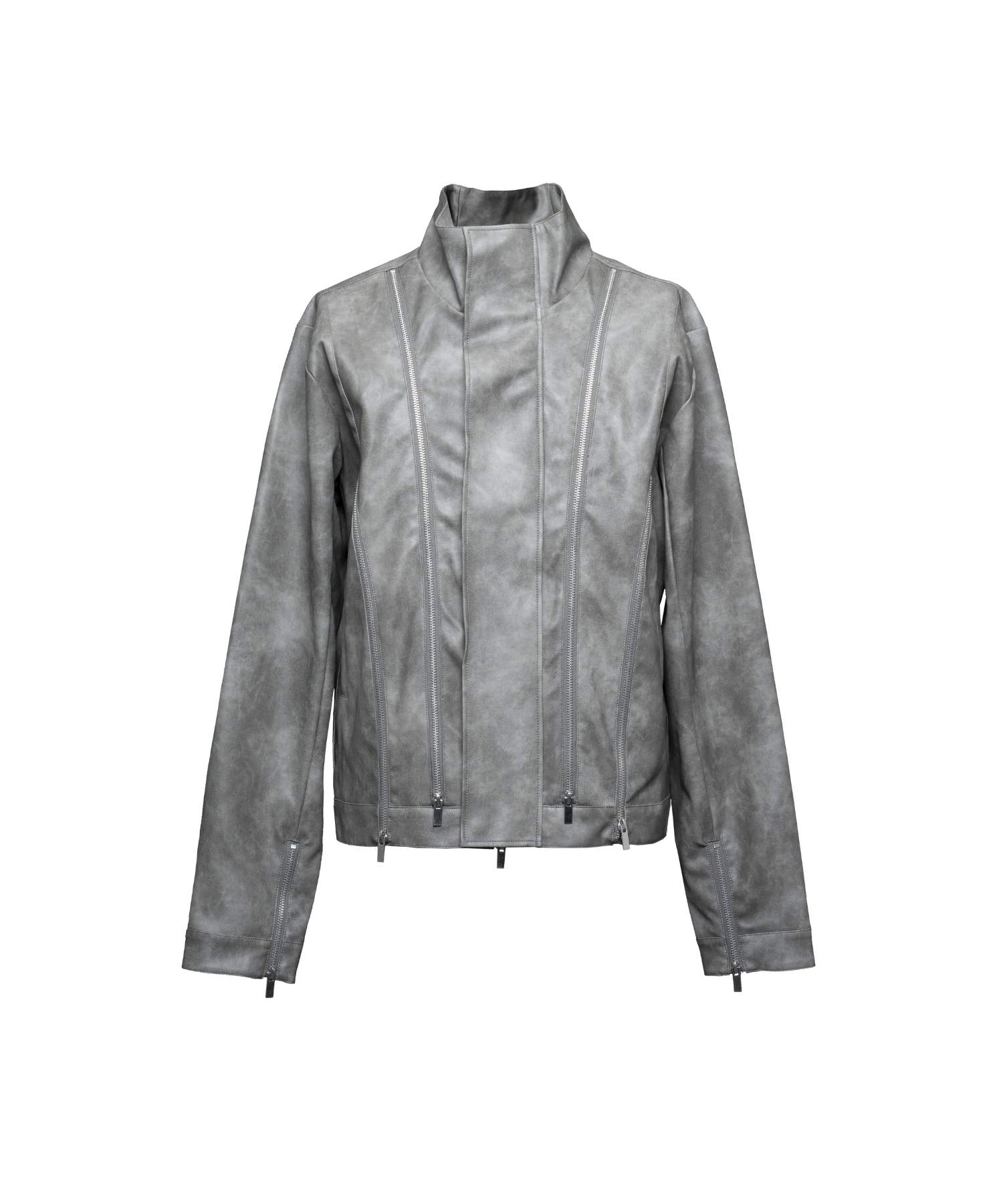 Leather Zipped Jacket – Jent Louis