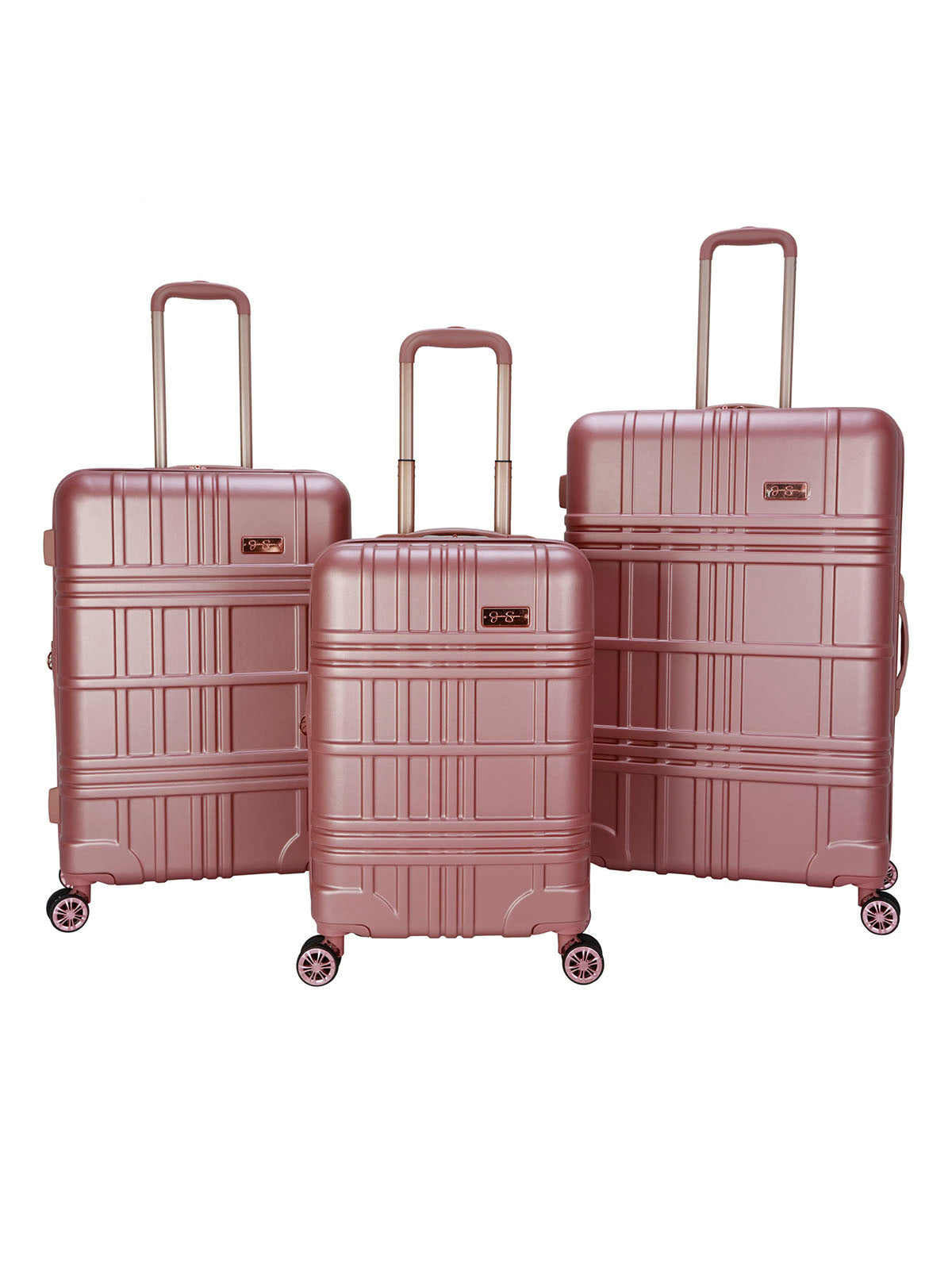 Jewel Plaid Luggage Collection in Rose Gold – Jessica Simpson