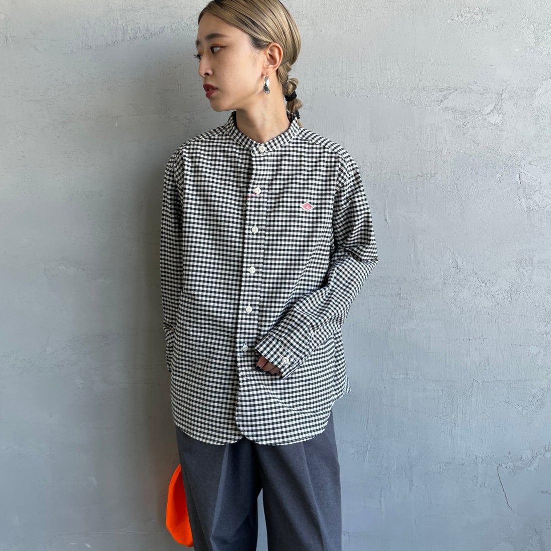 DANTON [ダントン] バンドカラーシャツ [DT-B0279OXP]｜ジーンズ